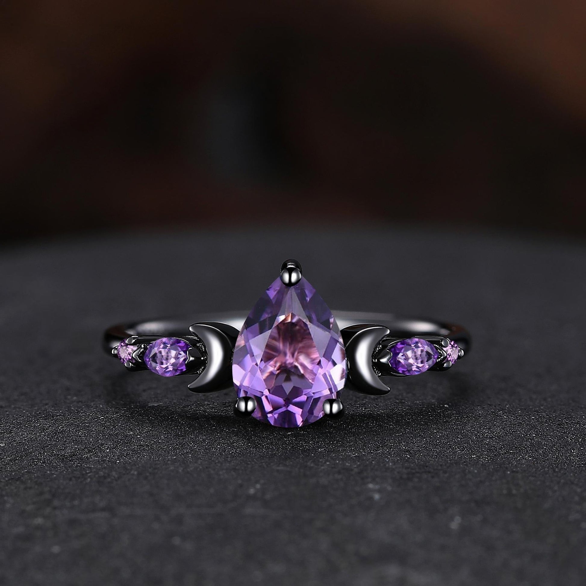 kite amethyst couple ring sets tungsten ring his and hers wedding band promise ring - anerjuly